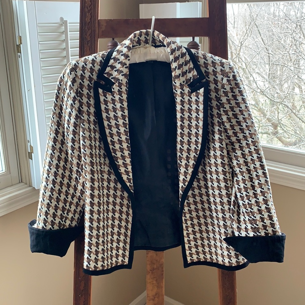 Houndstooth Blazer, Casper petite size 6